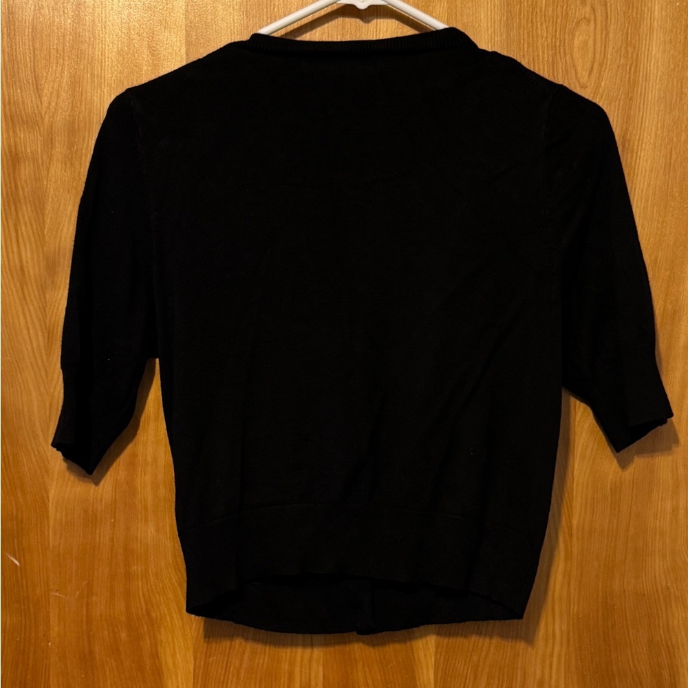Express Black Ruffled Cardigan - Picture 4 of 5